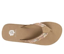 Women's Yellow Box Jaunty Flip-Flops