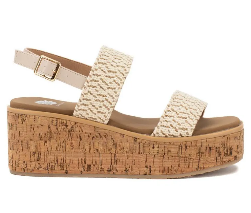 Women's Yellow Box Jeju Wedge Sandals