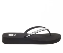 Women's Yellow Box Jello Flip-Flops