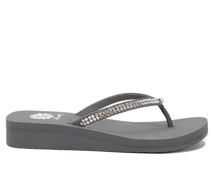 Women's Yellow Box Jello Flip-Flops