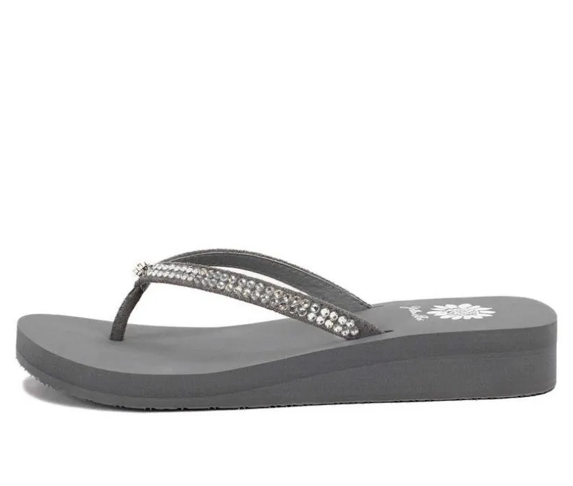 Women's Yellow Box Jello Flip-Flops