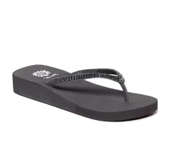 Women's Yellow Box Jello Flip-Flops