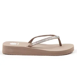 Women's Yellow Box Jello Flip-Flops