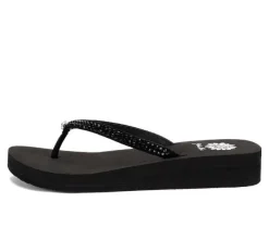 Women's Yellow Box Jello Flip-Flops