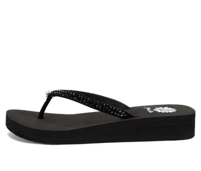 Women's Yellow Box Jello Flip-Flops