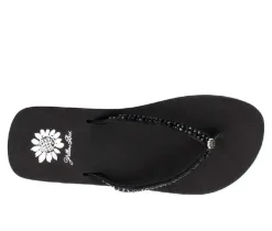 Women's Yellow Box Jello Flip-Flops