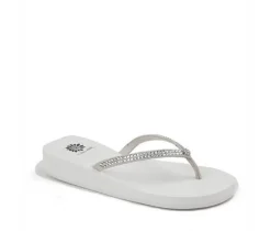 Women's Yellow Box Jello Flip-Flops
