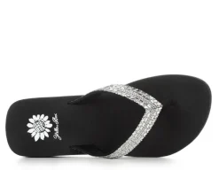 Women's Yellow Box Jovina Wedge Flip-Flops
