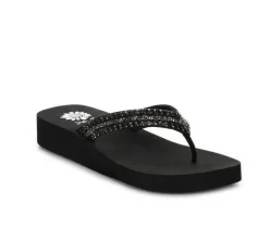 Women's Yellow Box Jovina Wedge Flip-Flops