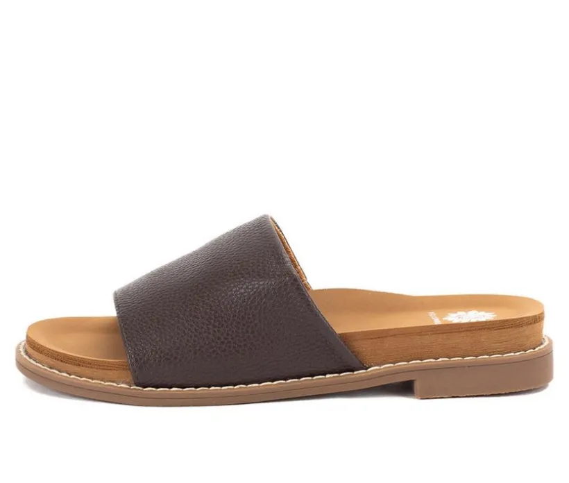 Women's Yellow Box Kalo Slip-On Sandals