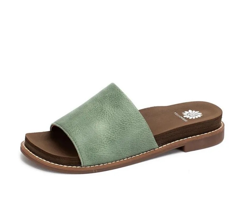 Women's Yellow Box Kalo Slip-On Sandals