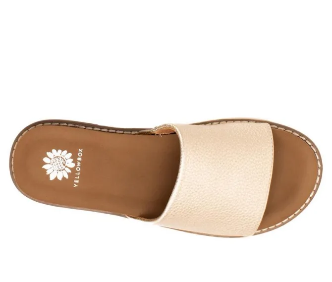 Women's Yellow Box Kalo Slip-On Sandals