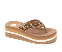 Women's Yellow Box Kania Flip-Flops