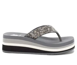Women's Yellow Box Kania Flip-Flops