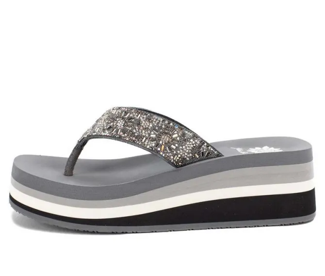 Women's Yellow Box Kania Flip-Flops