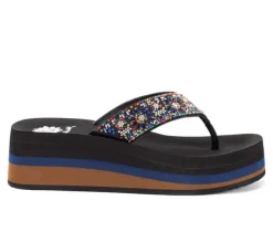 Women's Yellow Box Kania Flip-Flops