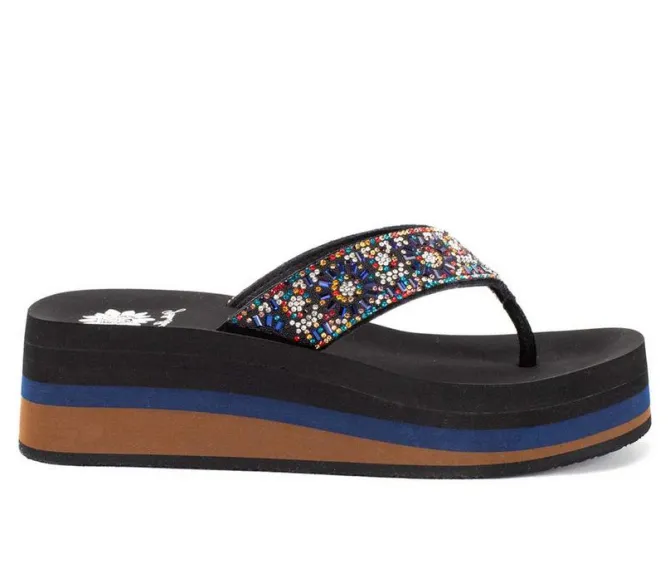 Women's Yellow Box Kania Flip-Flops