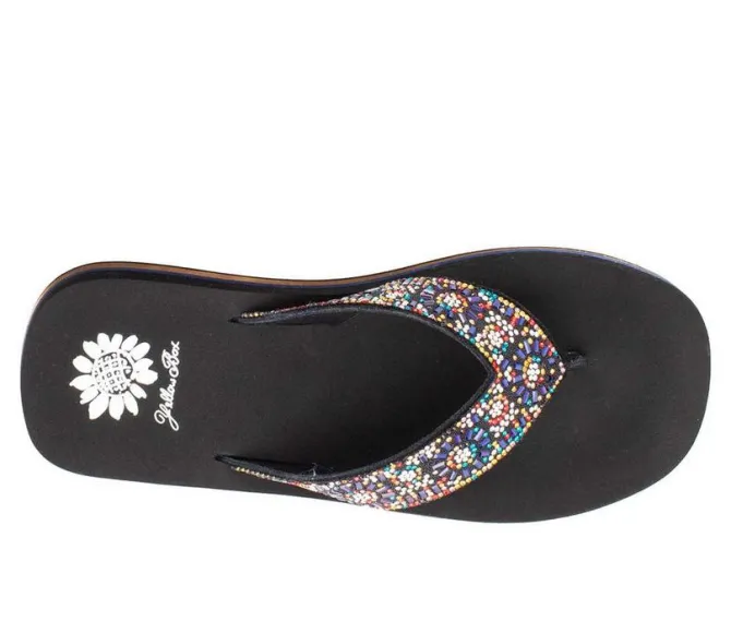 Women's Yellow Box Kania Flip-Flops