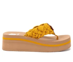 Women's Yellow Box Karnika Flip-Flops