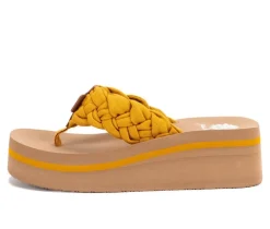 Women's Yellow Box Karnika Flip-Flops