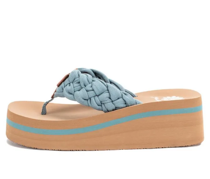 Women's Yellow Box Karnika Flip-Flops