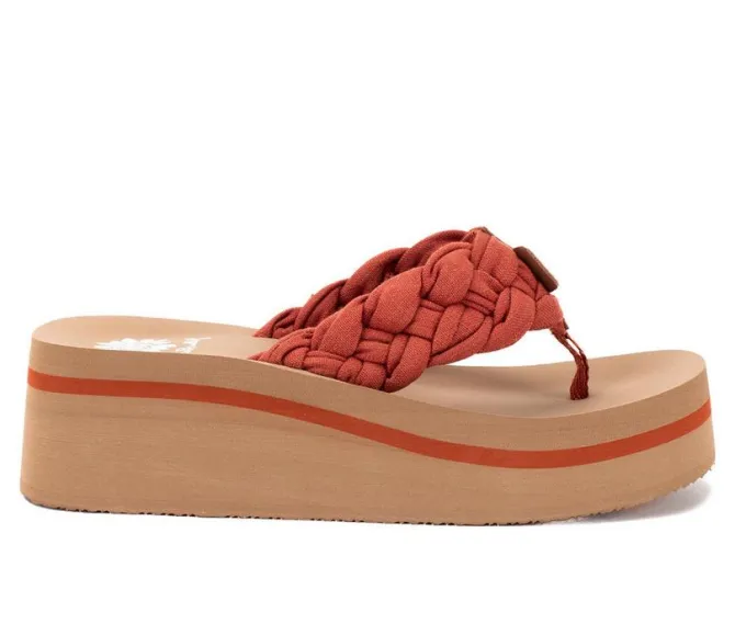 Women's Yellow Box Karnika Flip-Flops