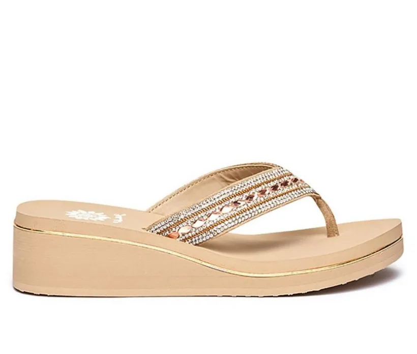 Women's Yellow Box Marcy Platform Flip-Flops