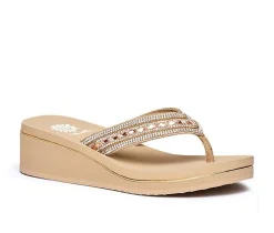 Women's Yellow Box Marcy Platform Flip-Flops