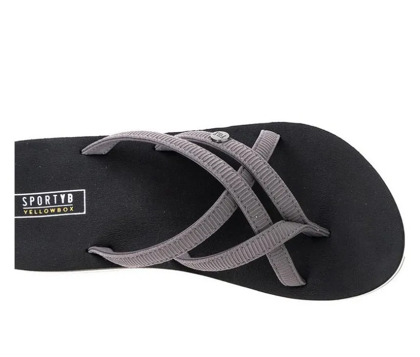 Women's Yellow Box Misaki Flip-Flops