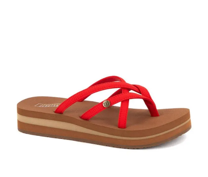 Women's Yellow Box Misaki Flip-Flops