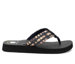 Women's Yellow Box Naddy Flip-Flops