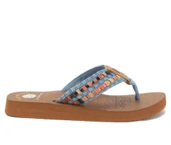 Women's Yellow Box Naddy Flip-Flops