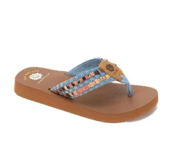Women's Yellow Box Naddy Flip-Flops