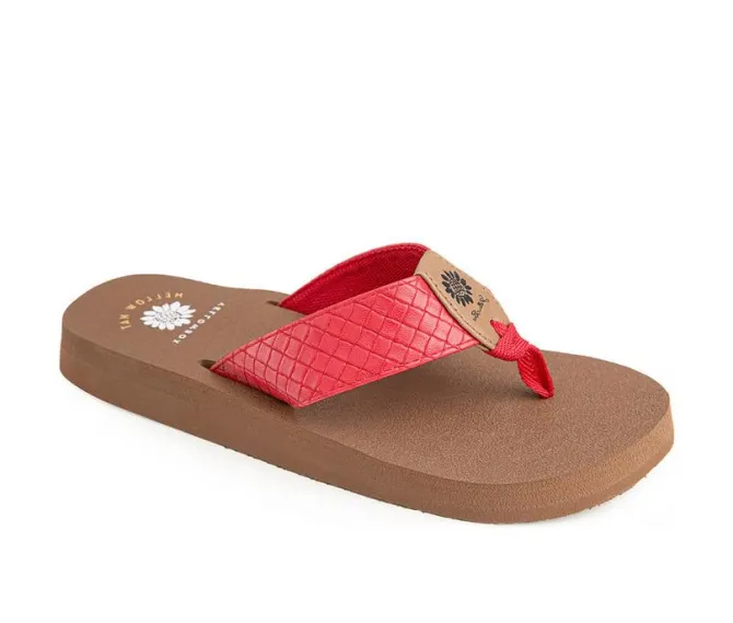 Women's Yellow Box Nandika Flip-Flops