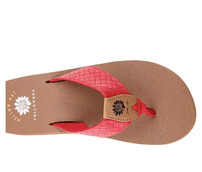 Women's Yellow Box Nandika Flip-Flops