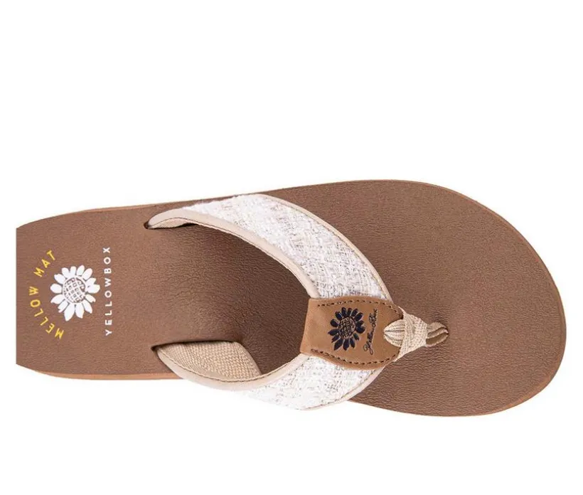 Women's Yellow Box Nandya Flip-Flops