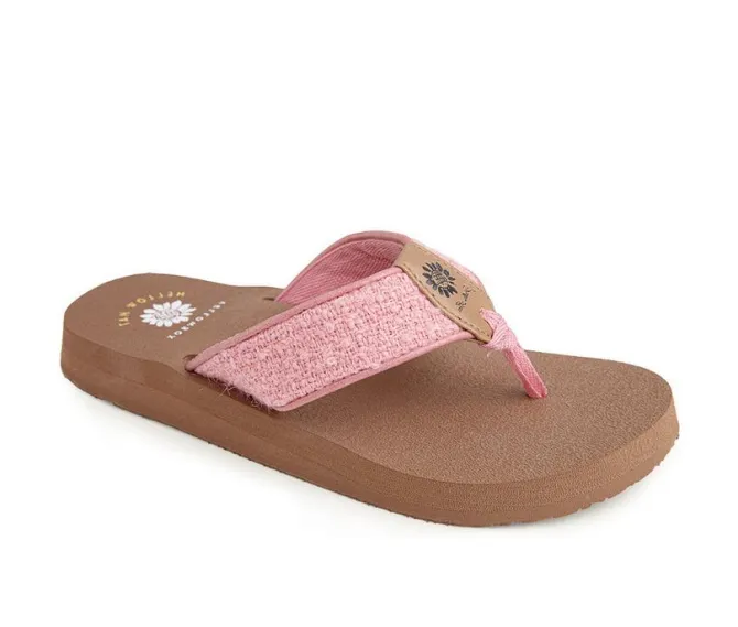 Women's Yellow Box Nandya Flip-Flops