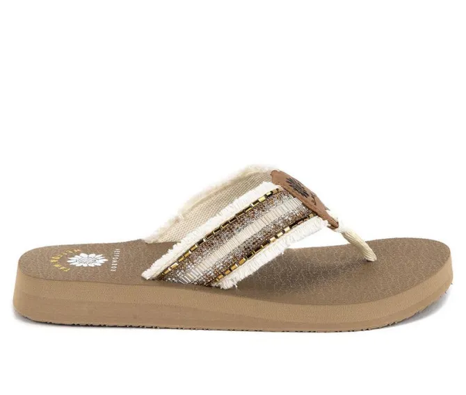 Women's Yellow Box Nassau Flip-Flops