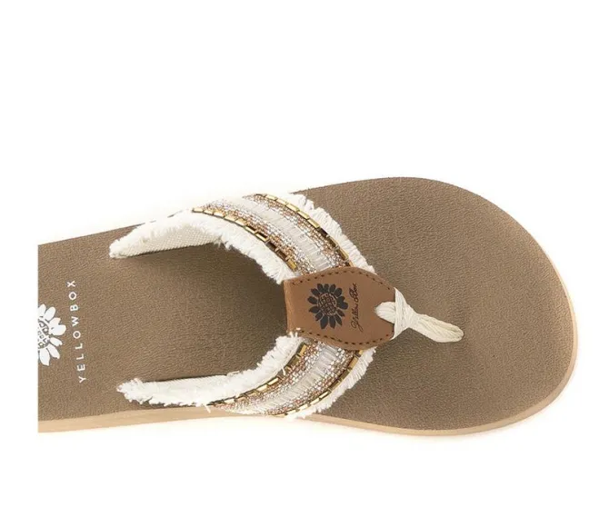 Women's Yellow Box Nassau Flip-Flops