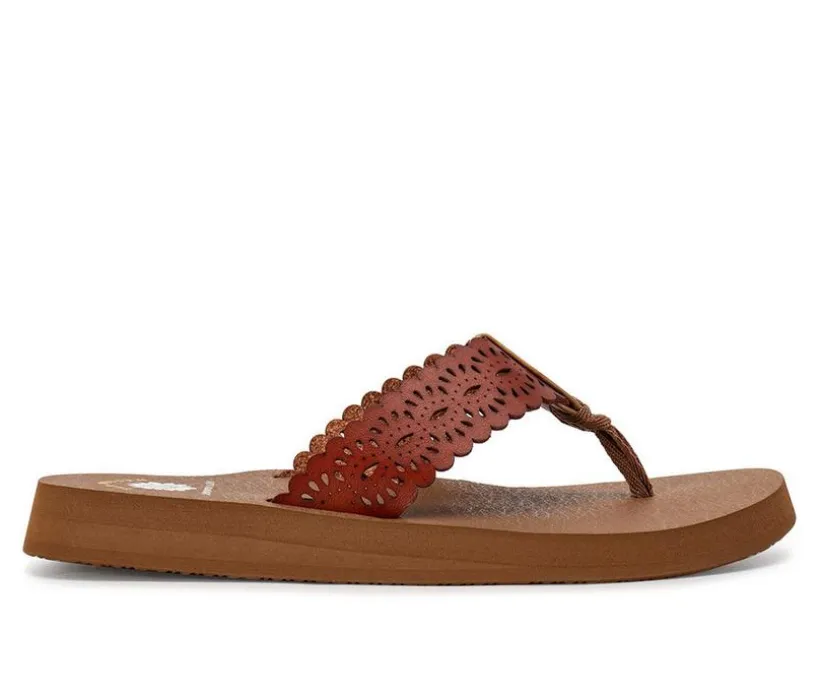 Women's Yellow Box Navard Flip-Flops