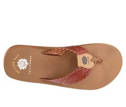 Women's Yellow Box Navard Flip-Flops
