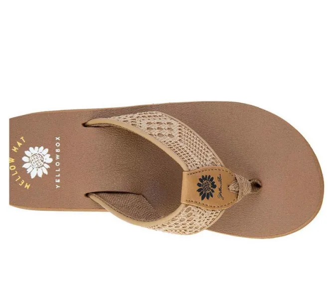Women's Yellow Box Nelin Flip-Flops