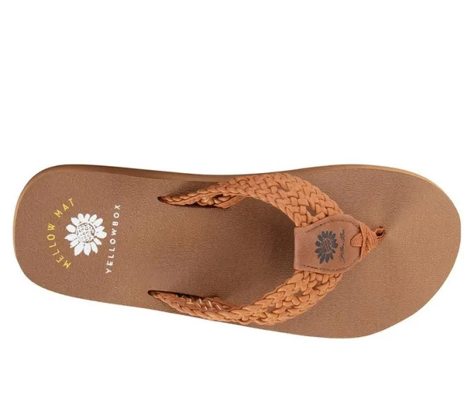 Women's Yellow Box Niles Flip-Flops