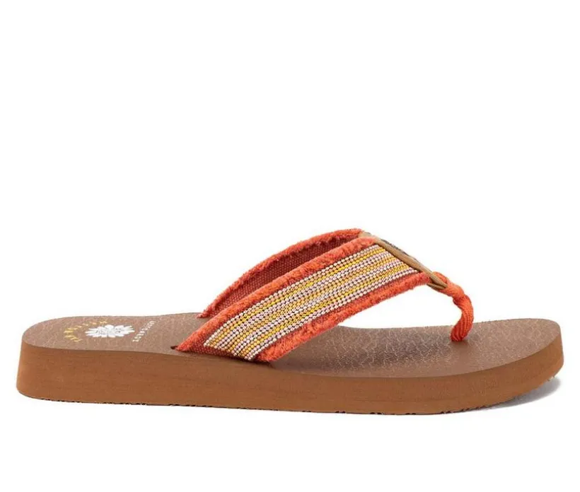 Women's Yellow Box Nolan Flip-Flops