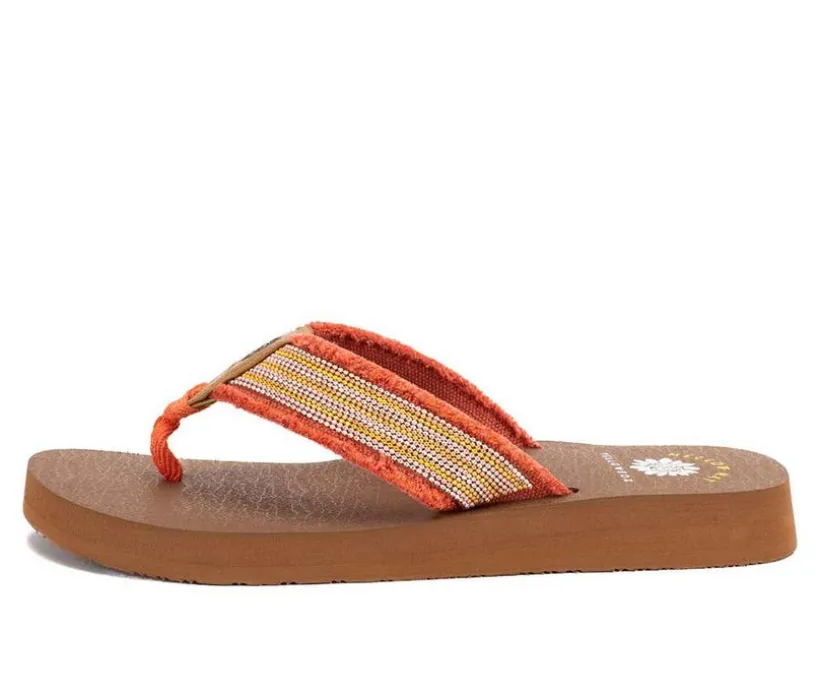 Women's Yellow Box Nolan Flip-Flops