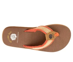 Women's Yellow Box Nolan Flip-Flops