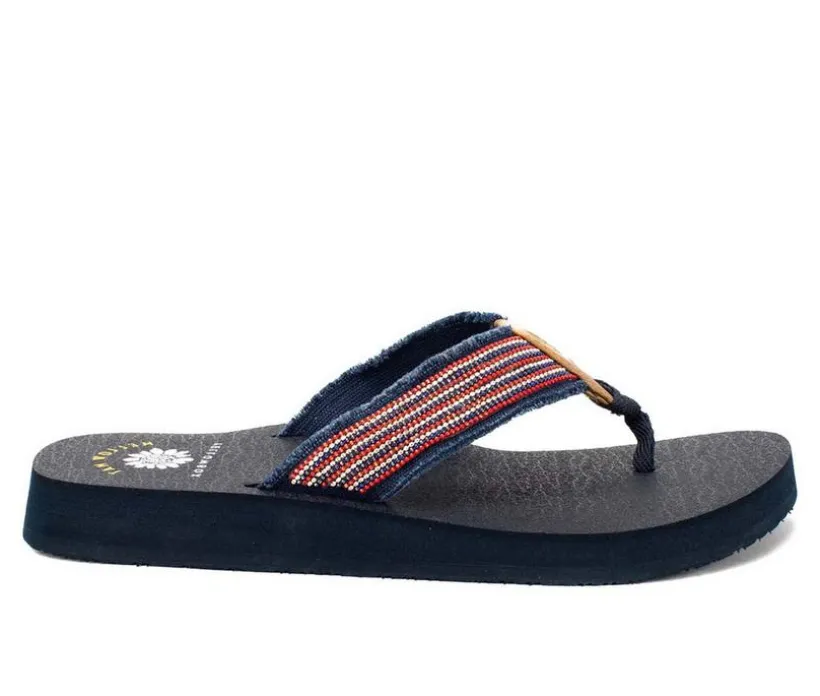 Women's Yellow Box Nolan Flip-Flops