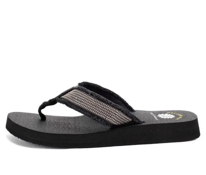 Women's Yellow Box Nolan Flip-Flops