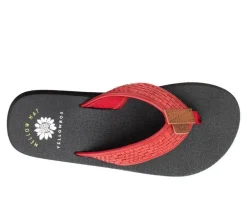 Women's Yellow Box Norit Flip-Flops