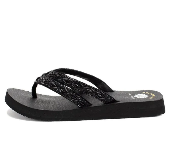 Women's Yellow Box Norma Flip-Flops